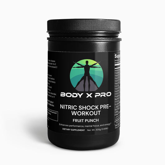 Nitric Shock Pre-Workout Powder (Fruit Punch)